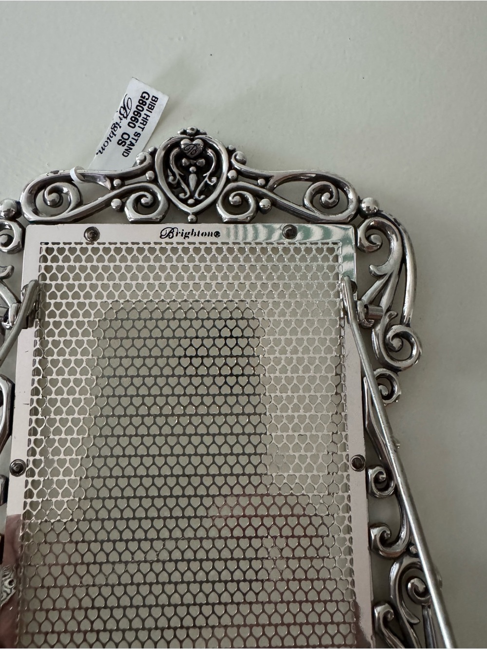 NWT Brighton Ornate Silver Decorative jewelry holder Picture Frame - Picture 5 of 6